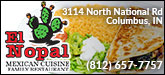 El Nopal Mexican Cuisine Sponsorship Banner